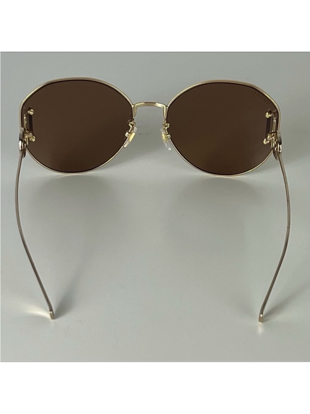 NEW GUCCI AUTHENTIC DESIGNER ROUND SUNGLASSES - Picture 9 of 12